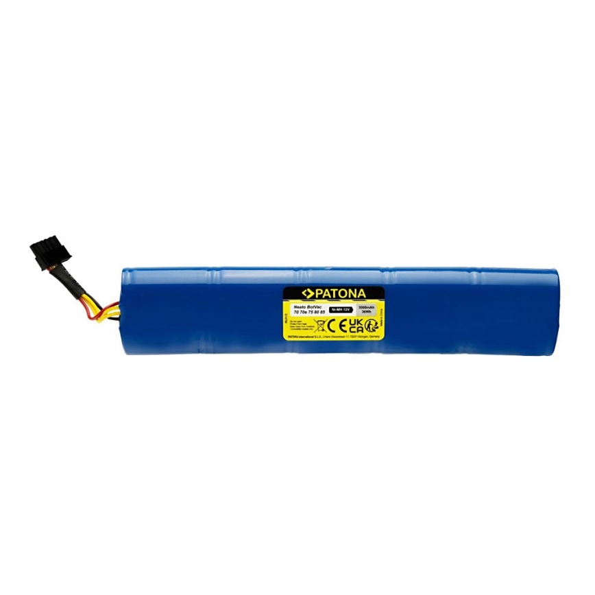 PATONA - Bateria Neato BotVac 70/75/80/85 3000mAh, Ni-Mh 12V 36Wh
