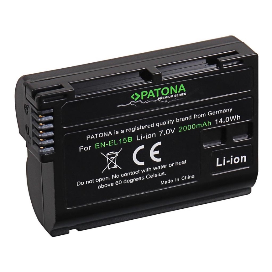 PATONA - Bateria Nikon EN-EL15B 2000mAh Li-Ion Premium