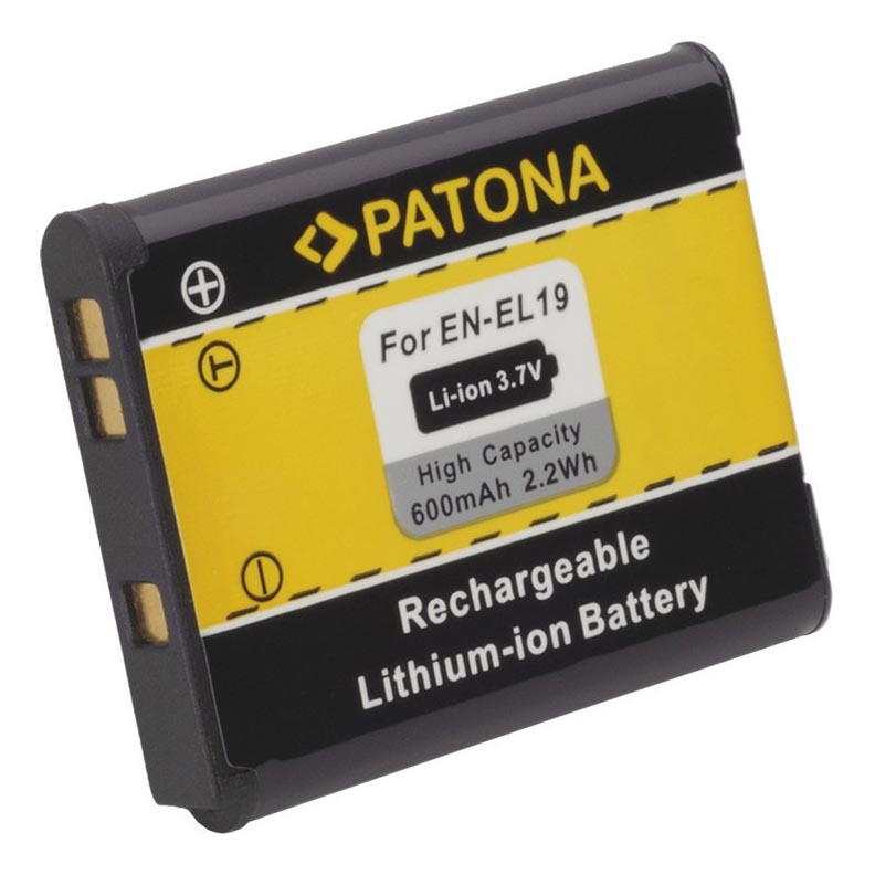 PATONA - Bateria Nikon EN-EL19 600mAh Li-Ion