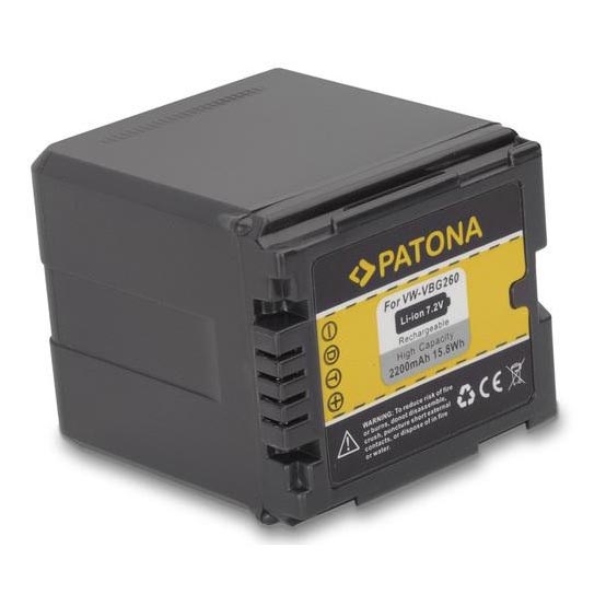 PATONA - Bateria Panasonic VW-VBG260 2200mAh Li-Ion