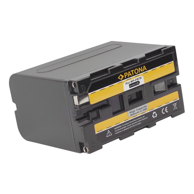 PATONA - Bateria Sony NP-F970 6600mAh Li-Ion