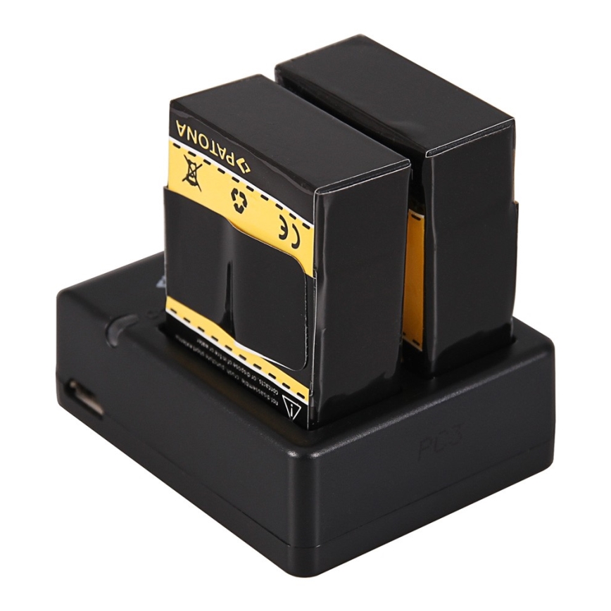 PATONA - Carregador Dual GoPro Hero 3 USB
