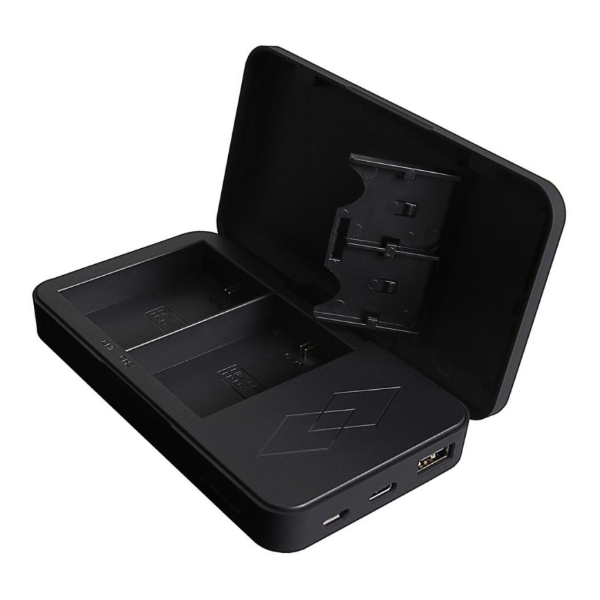PATONA - Carregador Foto Dual Canon LP-E6/LP-E6N/LP-E6NH com power bank