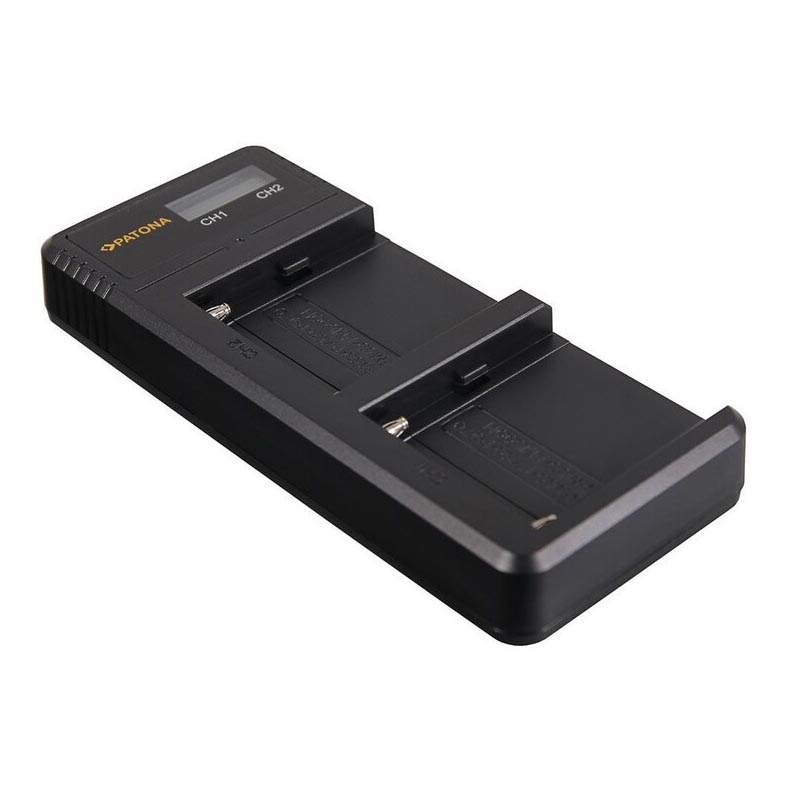 PATONA - Carregador Foto Dual LCD Sony F550/F750/F970 - USB
