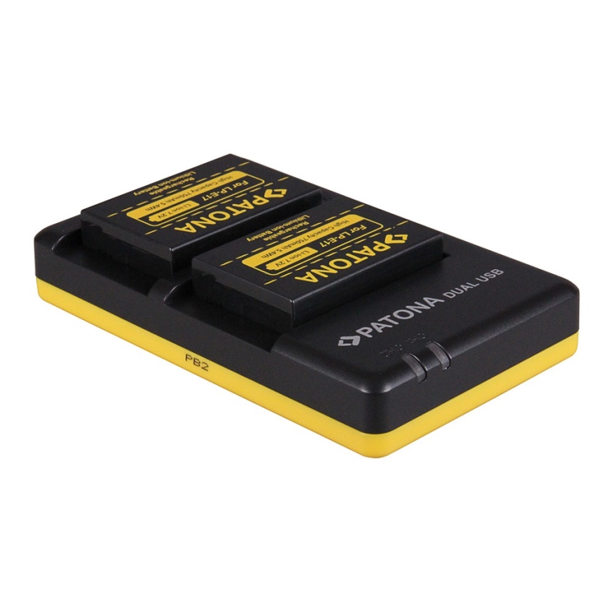 PATONA - Carregador Foto Dual Quick Canon LP-E17 USB