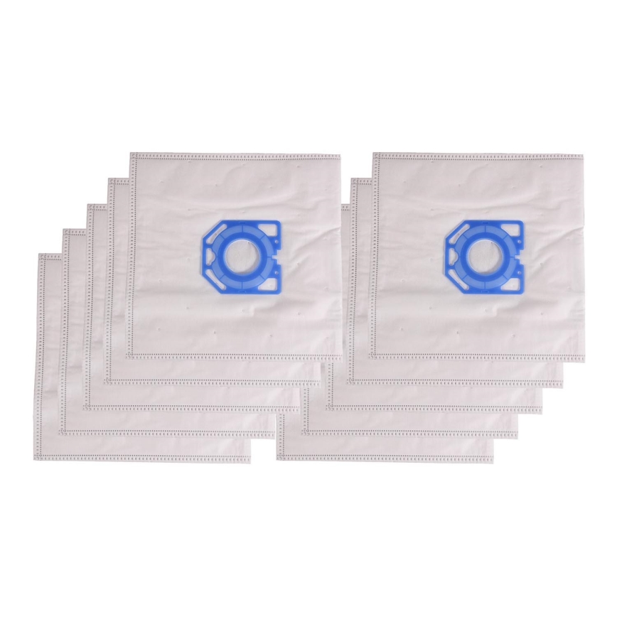 PATONA - CONJUNTO 10x Saco de filtragem PH84 para Philips, Nilfisk, Menalux