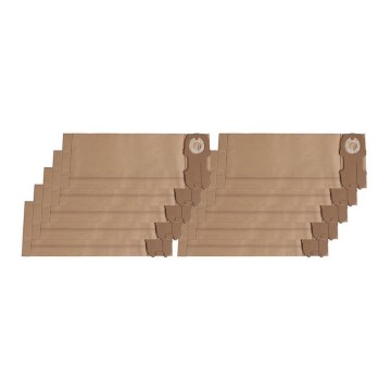 PATONA - Sacos para aspirador Vorwerk Kobold VK118/VK120/VK122 papel - 10 peças