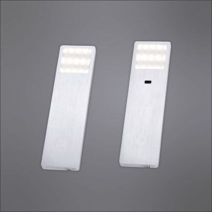 Paul Neuhaus 1120-95-2 - CONJUNTO 2x Iluminação de mobília LED com sensor HELENA LED/2W/230V