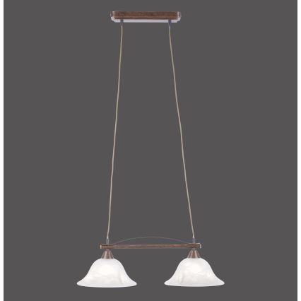Paul Neuhaus 15242-48 - Candelabro suspenso NELLY 2xE14/40W/230V