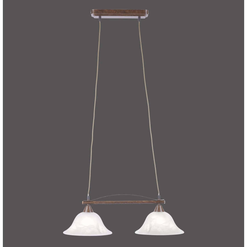 Paul Neuhaus 15242-48 - Candelabro suspenso NELLY 2xE14/40W/230V