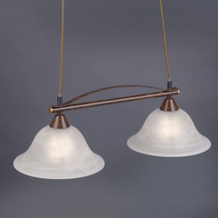 Paul Neuhaus 15242-48 - Candelabro suspenso NELLY 2xE14/40W/230V