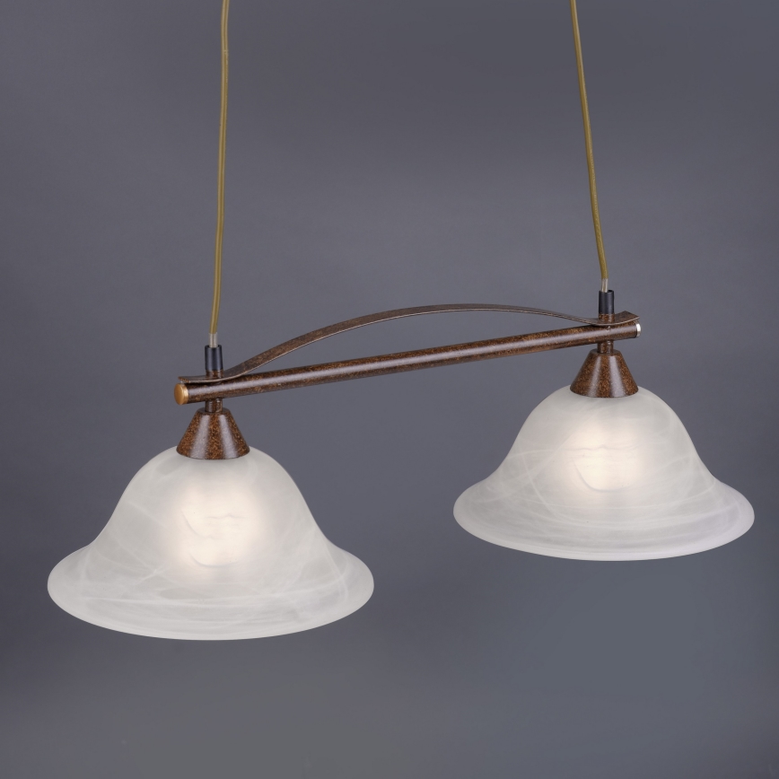 Paul Neuhaus 15242-48 - Candelabro suspenso NELLY 2xE14/40W/230V