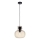 Paul Neuhaus 2003-27 - Candeeiro suspenso SHITAKE 1xE27/10W/230V diâmetro 25 cm fumado