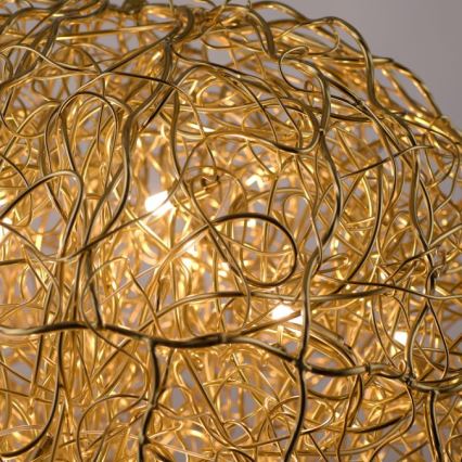Paul Neuhaus 2019-12 - Lustre suspenso por cabo SAREA 15xG9/40W/230V dourado