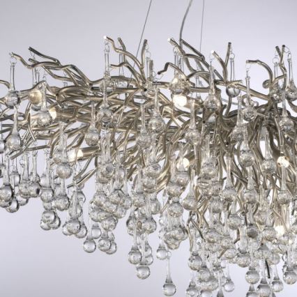 Paul Neuhaus 2031-55 - Candelabro suspenso ICICLE 15xG9/40W/230V