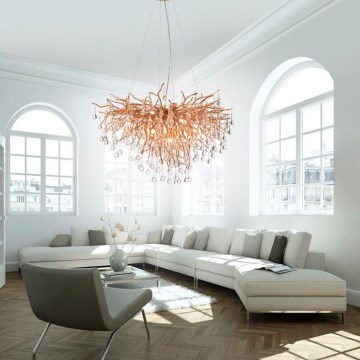 Paul Neuhaus 2192-11 - Candelabro suspenso ICICLE 10xG9/40W/230V