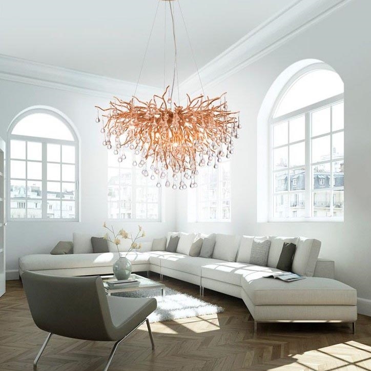 Paul Neuhaus 2192-11 - Candelabro suspenso ICICLE 10xG9/40W/230V