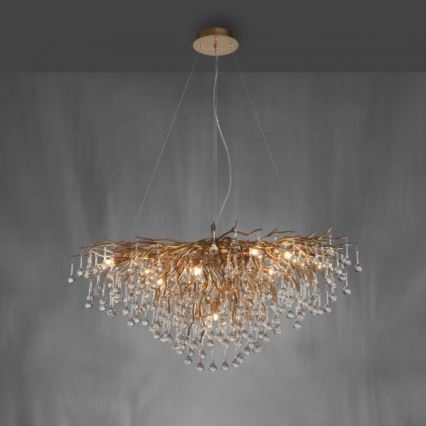 Paul Neuhaus 2192-11 - Candelabro suspenso ICICLE 10xG9/40W/230V