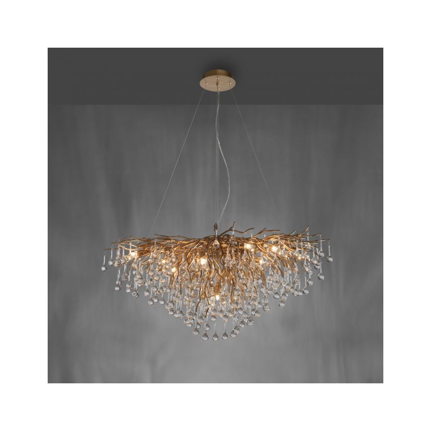 Paul Neuhaus 2192-11 - Candelabro suspenso ICICLE 10xG9/40W/230V