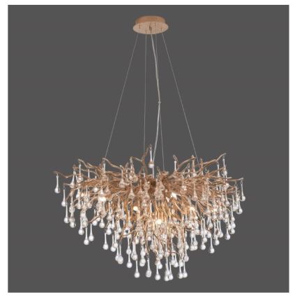 Paul Neuhaus 2192-11 - Candelabro suspenso ICICLE 10xG9/40W/230V