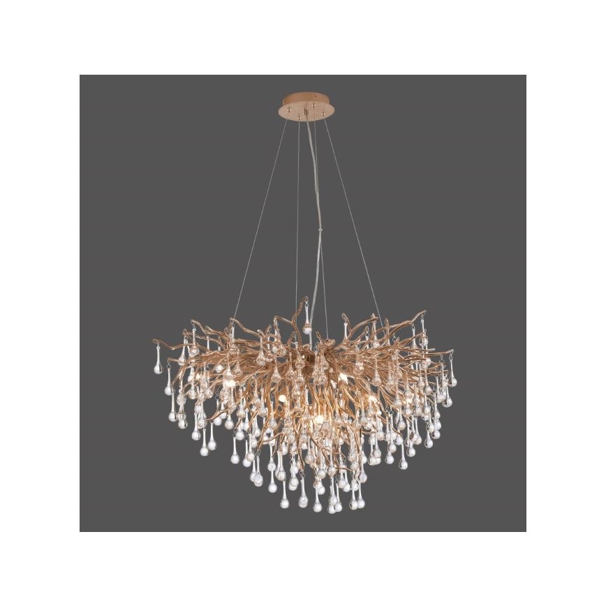 Paul Neuhaus 2192-11 - Candelabro suspenso ICICLE 10xG9/40W/230V