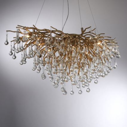 Paul Neuhaus 2192-11 - Candelabro suspenso ICICLE 10xG9/40W/230V