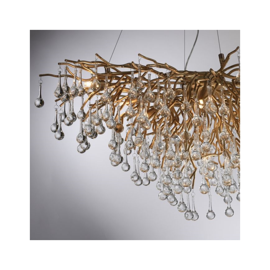 Paul Neuhaus 2192-11 - Candelabro suspenso ICICLE 10xG9/40W/230V