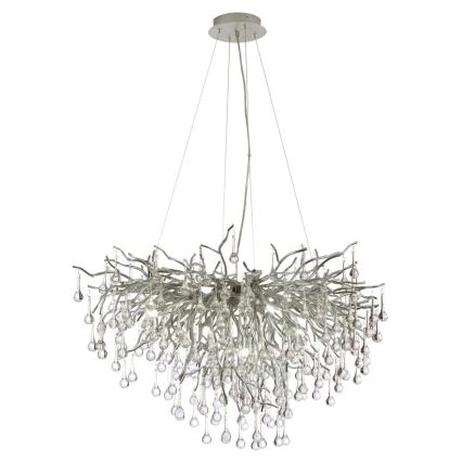 Paul Neuhaus 2192-55 - Candelabro suspenso ICICLE 10xG9/40W/230V cromado brilhante