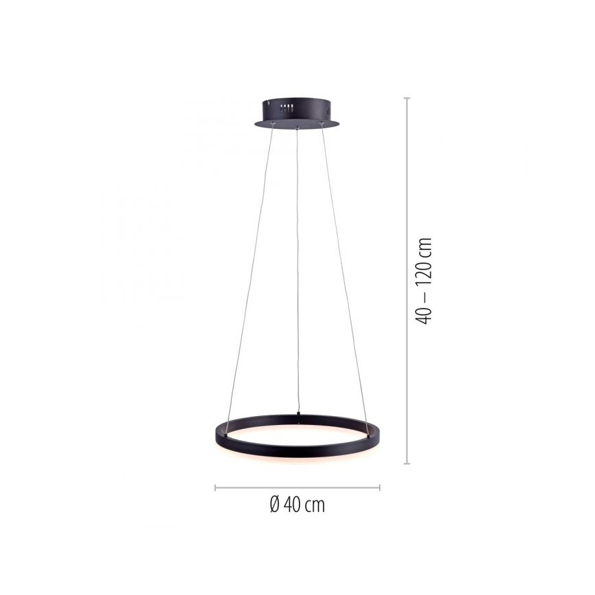Paul Neuhaus 2381-13 - Candelabro suspenso LED com regulação TITUS LED/28W/230V