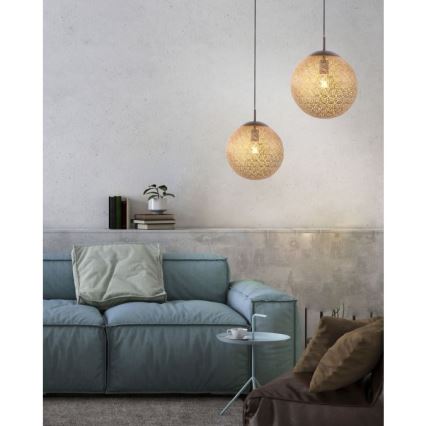 Paul Neuhaus 2420-48 - Candeeiro suspenso GRETA 1xE27/60W/230V diâmetro 30 cm
