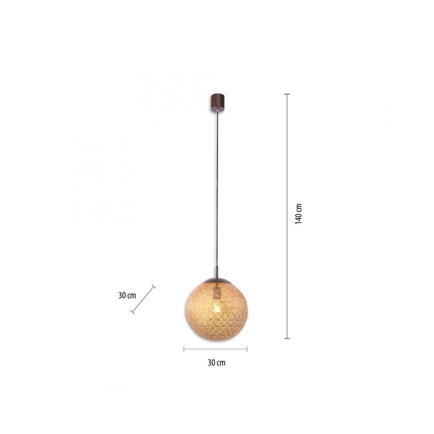 Paul Neuhaus 2420-48 - Candeeiro suspenso GRETA 1xE27/60W/230V diâmetro 30 cm
