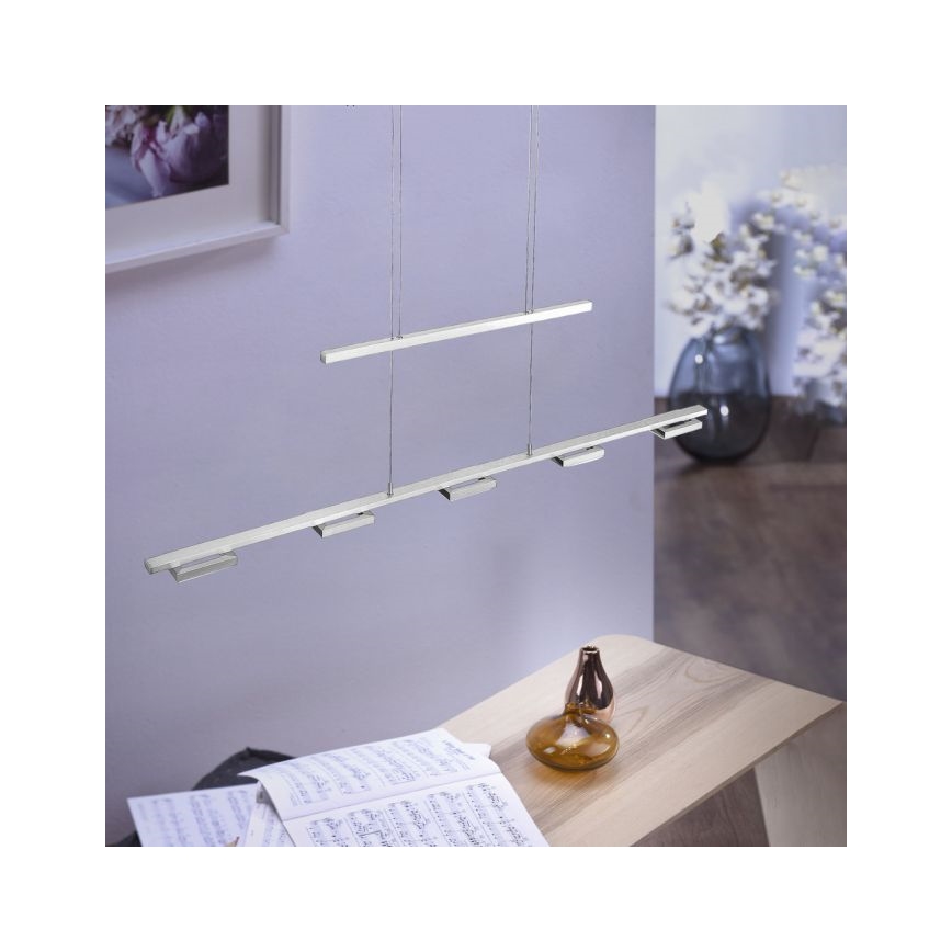Paul Neuhaus 2446-55 - Candelabro suspenso LED com regulação INIGO 5xLED/4W/230V