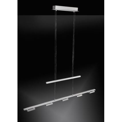 Paul Neuhaus 2446-55 - Candelabro suspenso LED com regulação INIGO 5xLED/4W/230V