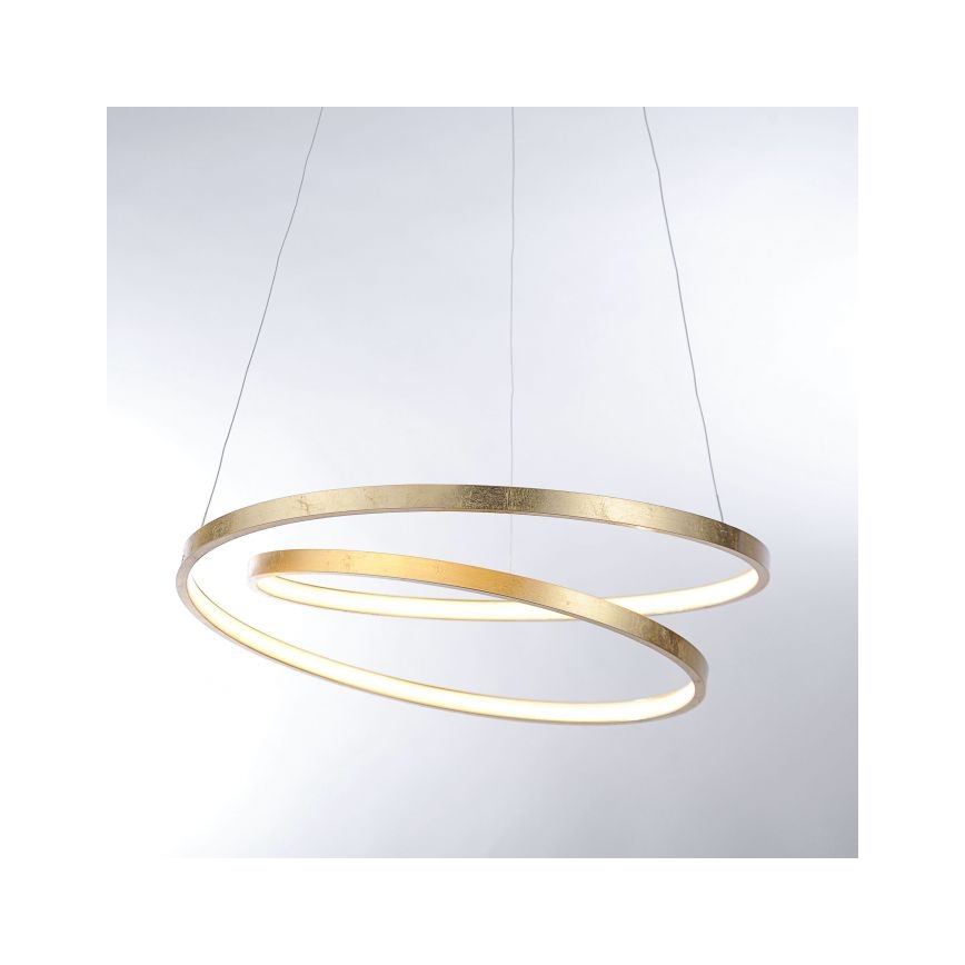 Paul Neuhaus 2472-12 - Candelabro suspenso LED com regulação ROMAN LED/30W/230V dourado