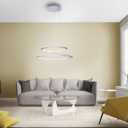 Paul Neuhaus 2491-55 - Candelabro suspenso LED com regulação ALESSA 2xLED/26W/230V + CR