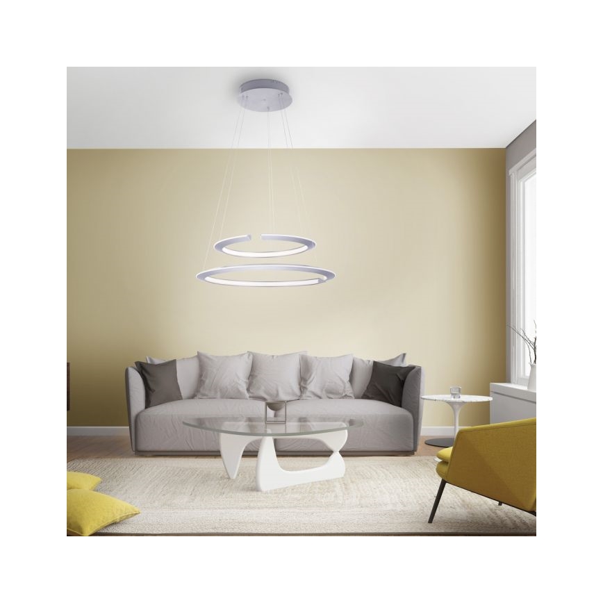 Paul Neuhaus 2491-55 - Candelabro suspenso LED com regulação ALESSA 2xLED/26W/230V + CR