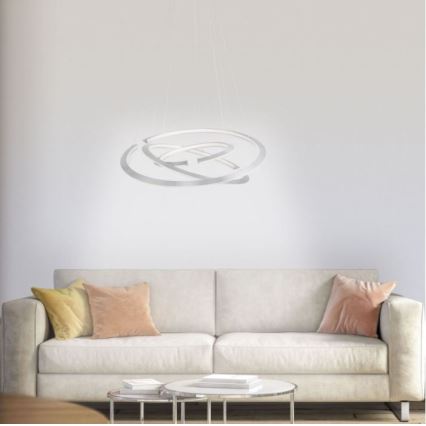 Paul Neuhaus 2493-55 - Candeeiro suspenso LED com regulação ALESSA 3xLED/38W/230V + comando