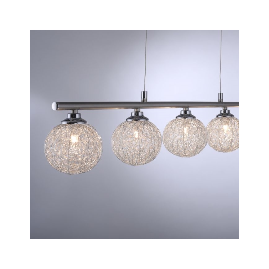 Paul Neuhaus 2790-55 - Candelabro suspenso WOMBLE 5xG9/28W/230V