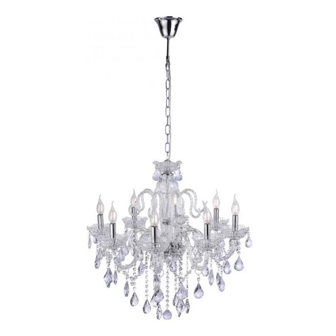 Paul Neuhaus 3081-00 - Candelabro suspenso de cristal GRACIA 8xE14/40W/230V