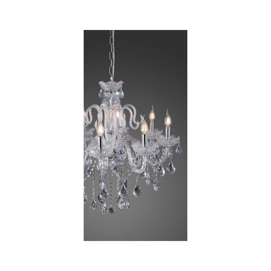 Paul Neuhaus 3081-00 - Candelabro suspenso de cristal GRACIA 8xE14/40W/230V