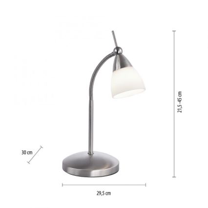 Paul Neuhaus 4001-55 -Candeeiro de mesa LED com regulação PINO 1xG9/3W/230V cromado mate