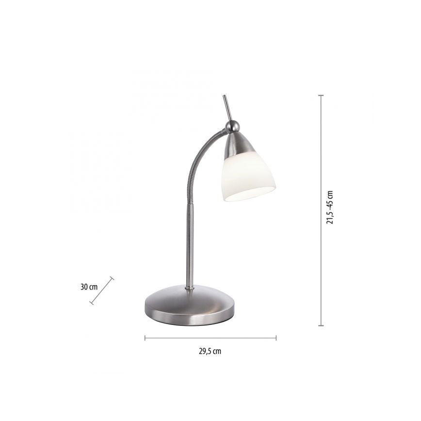 Paul Neuhaus 4001-55 -Candeeiro de mesa LED com regulação PINO 1xG9/3W/230V cromado mate