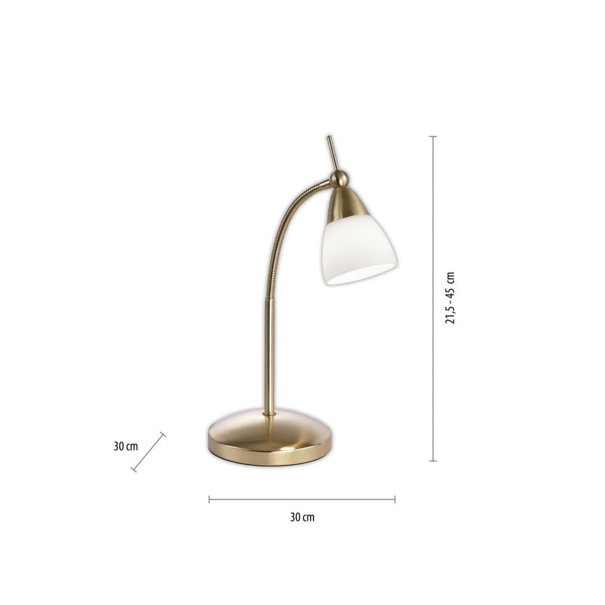 Paul Neuhaus 4001-60 - Candeeiro de mesa táctil LED com regulação PINO 1xG9/3W/230V dourado