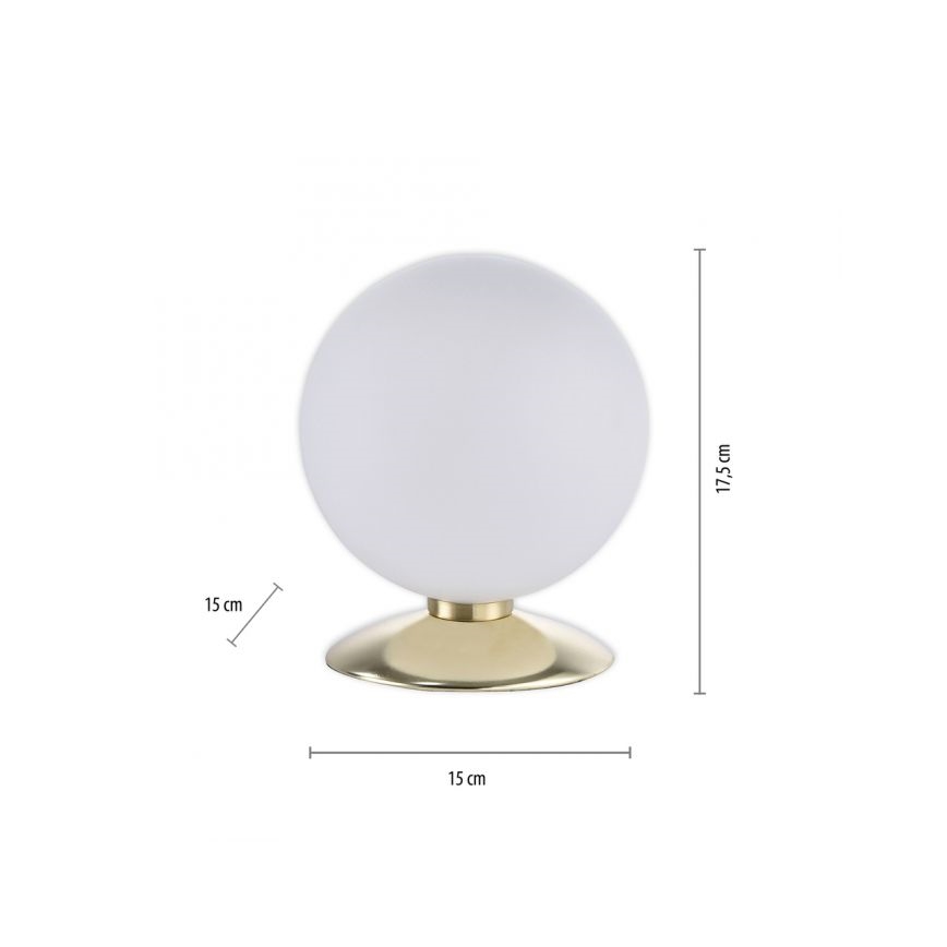 Paul Neuhaus 4013-60 - Candeeiro de mesa táctil LED com regulação BUBBA 1xG9/3W/230V dourado