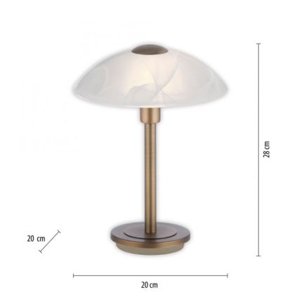 Paul Neuhaus 4026-11 - Candeeiro de mesa táctil LED com regulação ENOVA 1xG9/2,6W/230V