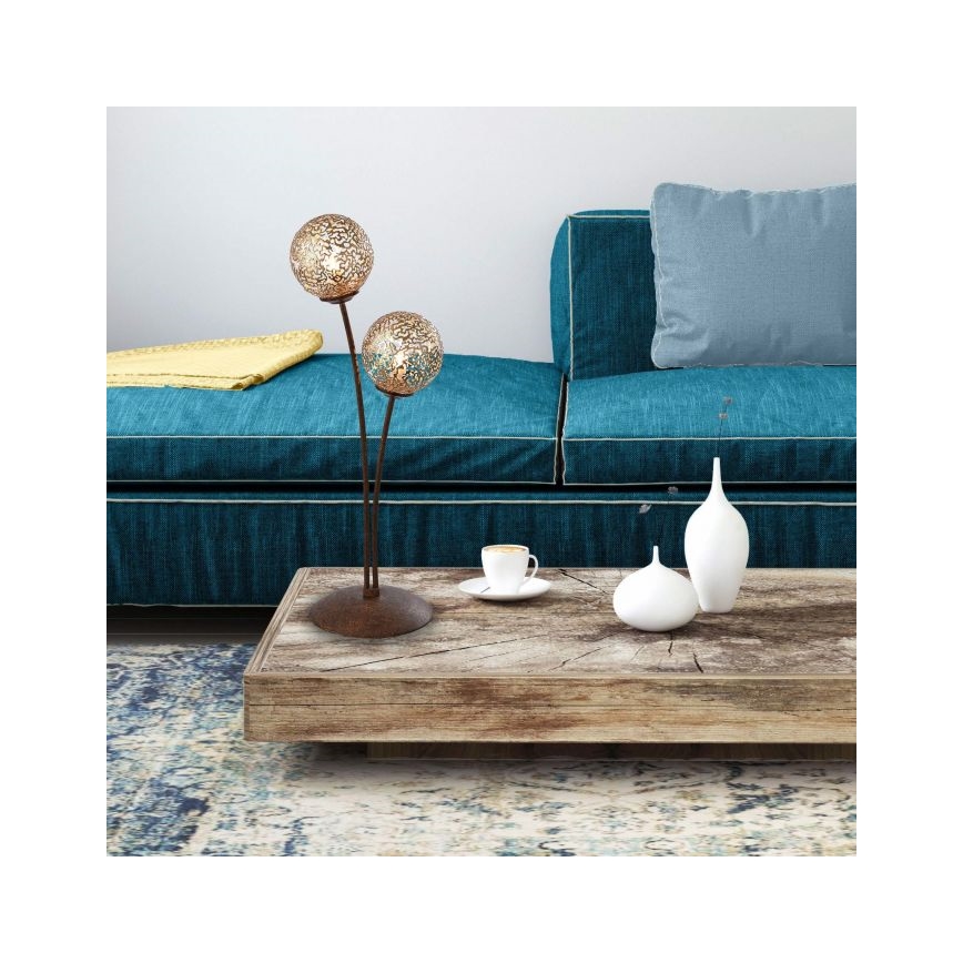 Paul Neuhaus 4032-48 - Lâmpada de mesa GRETA 2xG9/40W/230V