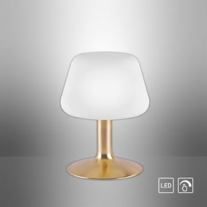 Paul Neuhaus 4078-60 - Candeeiro de mesa táctil LED com regulação TILL 1xG9/3W/230V latão