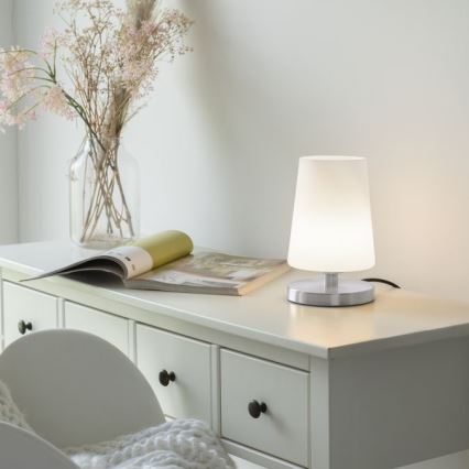 Paul Neuhaus 4146-55- Candeeiro de mesa táctil LED com regulação SONJA 1xG9/3W/230V cromado mate