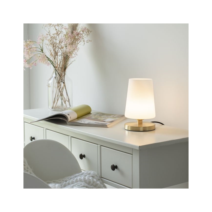Paul Neuhaus 4146-60 - Candeeiro de mesa táctil LED com regulação SONJA 1xG9/3W/230V latão