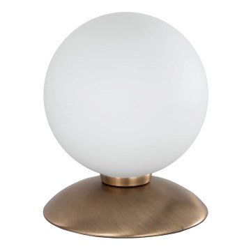 Paul Neuhaus 4437-11 - Candeeiro de mesa táctil LED com regulação BUBBA 1xG9/28W/230V latão
